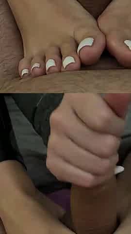 I Lost the Virginity of My Feet!!! My First Footjob!