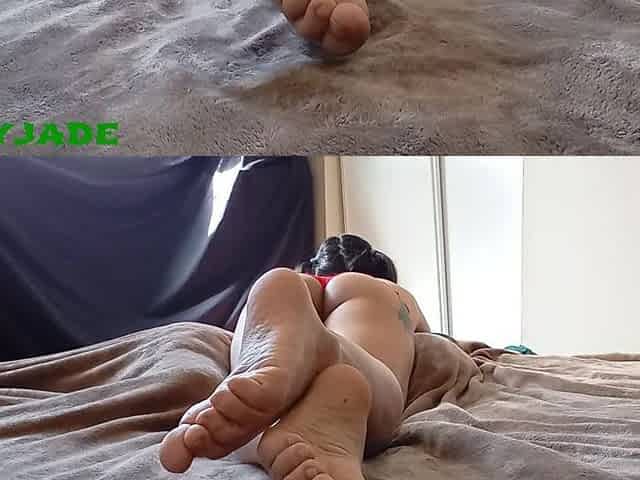 Petite Asian with Small Feet Shows off Her Soles Topless - Sole Show Volume 7