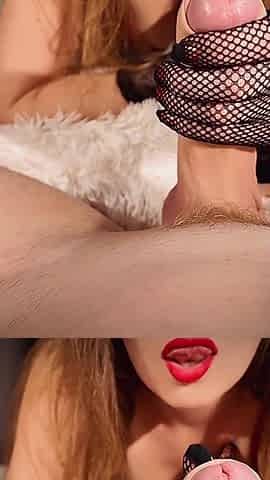 Next Level Cum Games with a Hot MILF - 7 Cumshots, One Mouth - Watch Her Play Before She Swallows Everything"