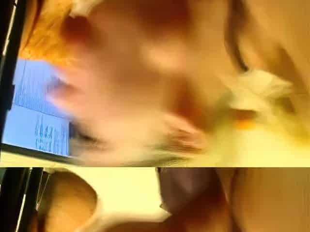 Webcam girl fingers her juicy pussy through her pants.