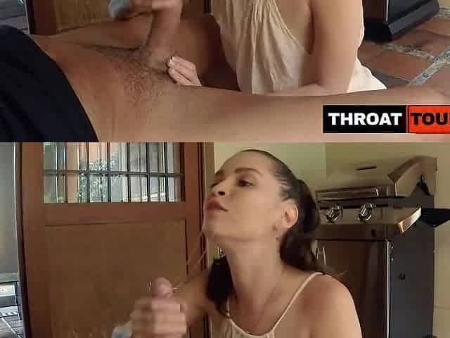 Petite Colombian Gal HARDCORE Throated By Massive Shlong In Amateur Hookup