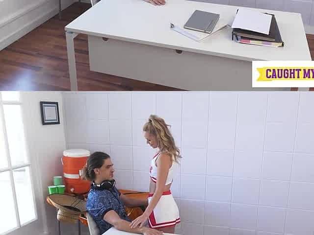 Clever Cheerleader Khloe Kingsley, "Are U Saying My Pantyless Vagina isn't Turning U On?"
