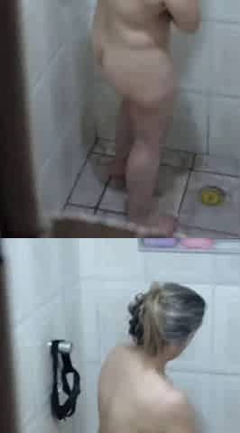 Wife in shower