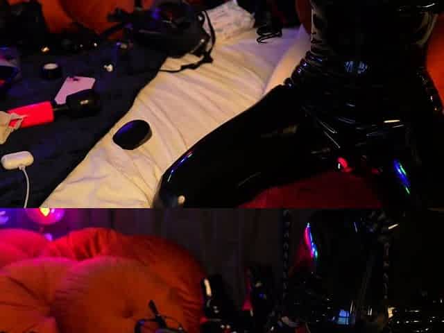 Glossy Latex Goddess Takes Full Control