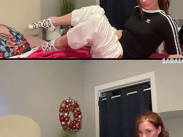 Smiley Redhead Undress Dances to Bare on Cam