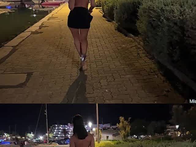 Provoked so much that this chab could no longer resist and screw her in the public parking lot