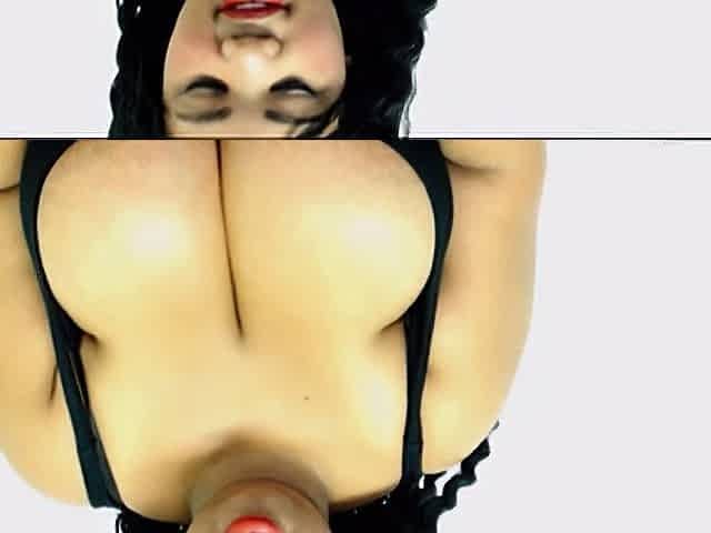 Big-Titted Black BBW on Webcam