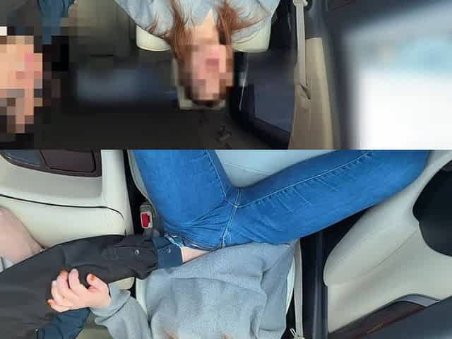 Married Woman Reaches Orgasm in the Car During Work