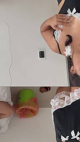 Cleaner Fucks Her Boss's Son.
