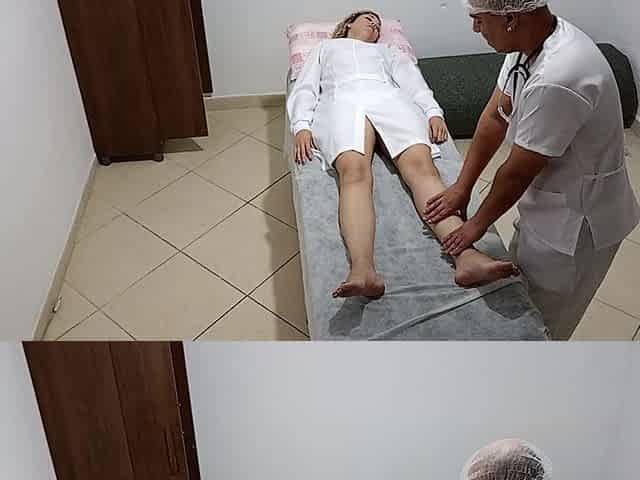 The Doctor Takes Advantage of the Patient's Innocence and Fills Her Ass.