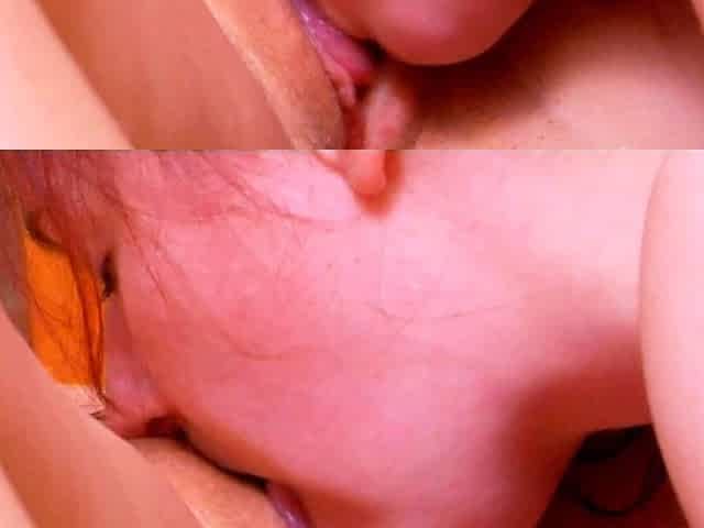 Amateur blonde and brunette lesbians on webcam