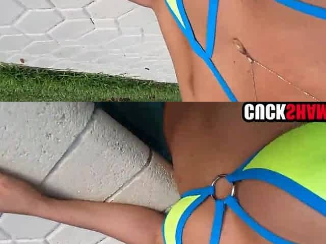 Cuckold Asks Ebony Man To Bang His Wife by the Swimming Pool
