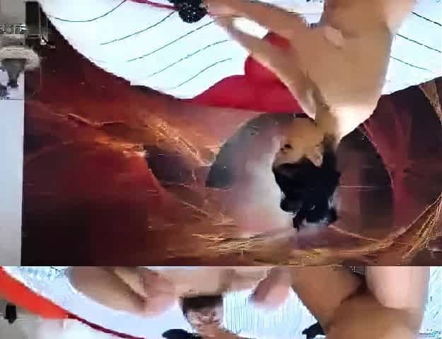 Hot Amateur Couple's Rough Sex Session on Webcam
