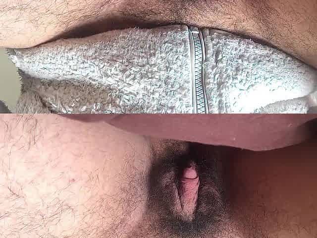 Veiny ftm rod goes from soft to hard & massage