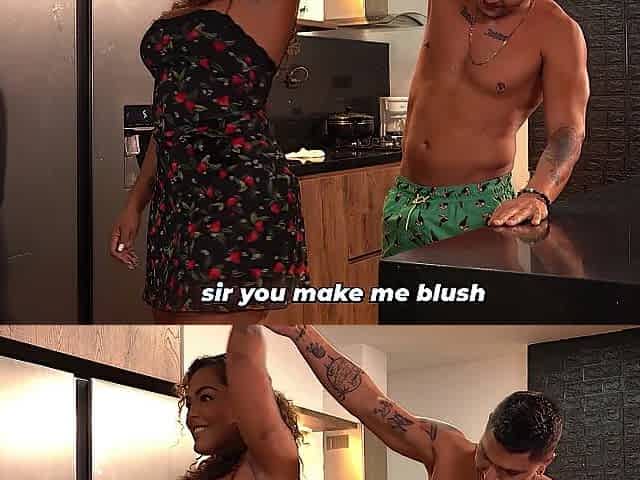 Large-assed maid ends up banging her boss during the time that his wife is not at home