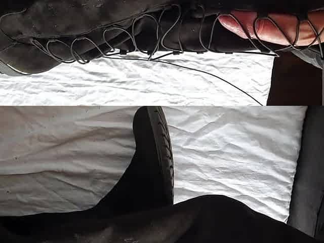 Cum on highboots