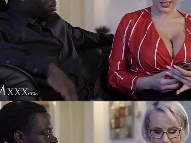 Angel Wicky Cheats: BBC Anal & Huge Facial Cumshot