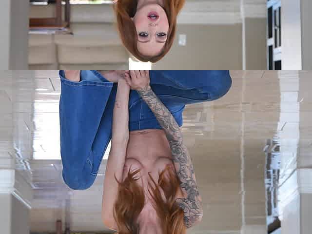 Homemade video of topless Kendra having wild fun on the floor