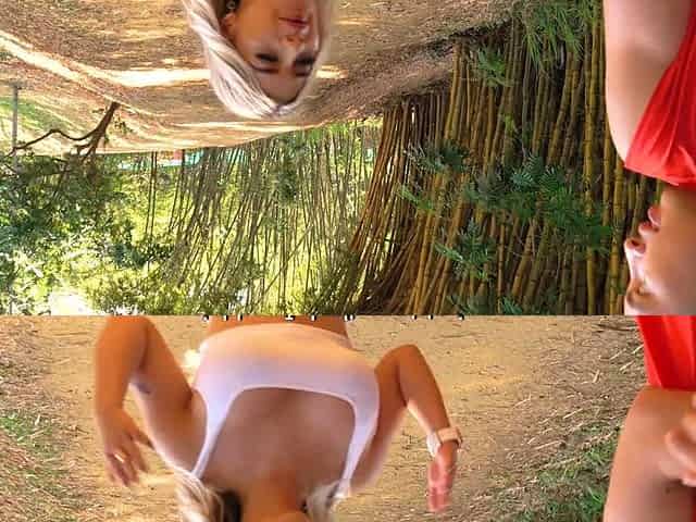 Outdoor sex with my horny neighbor with big tits - Danner