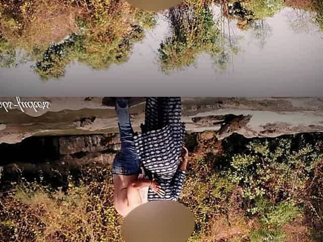 Behind the Waterfall, a Warmth Lies Sex Between Two Lovers.