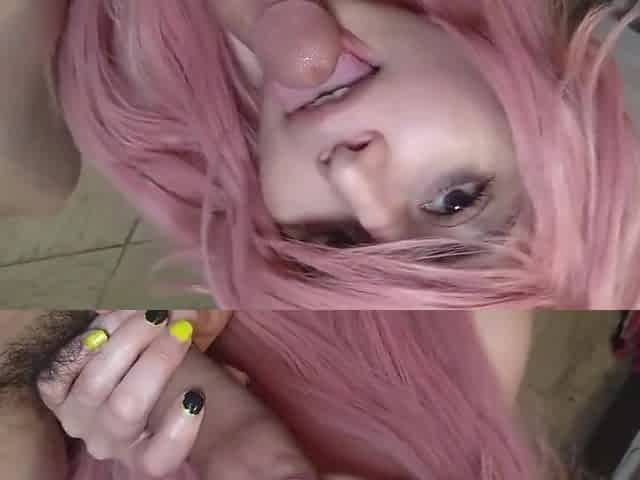 A Very Sweet Mouthful Of Cum In Mouth And Face Ahegao