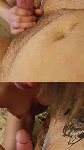Nice Amateur Girlfriend Blowjob Closeup