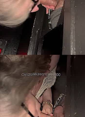 Hawt gloryhole oral spunk flow - watch a lot greater amount at my OF