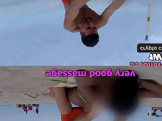 Brazilian Favela Girl Gets Fucked After A Massage In Copacabana Beach