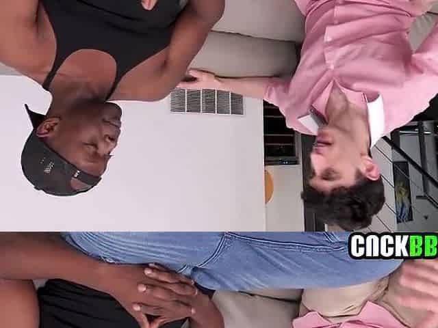 Cuck Asks Ebony Ally To Screw His Wife