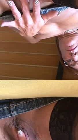 Milf with Shaved Pussy Has Fun Alone While Being Filmed - 1