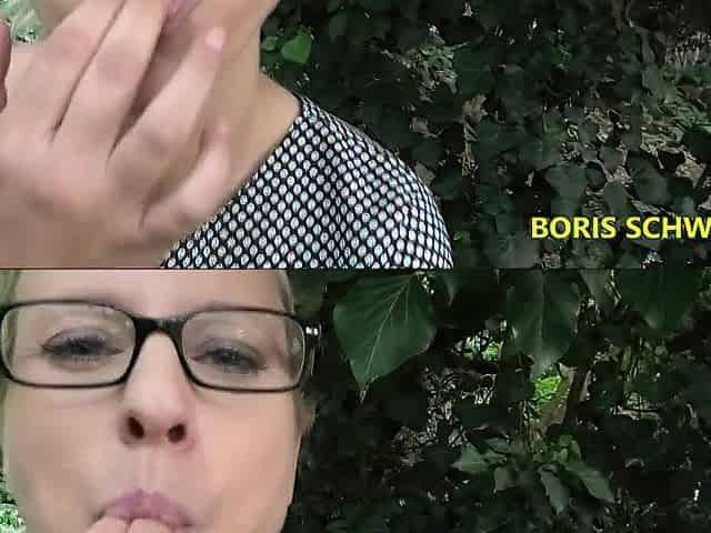 BORIS SCHWARZ: student beauty gets drilled in public park