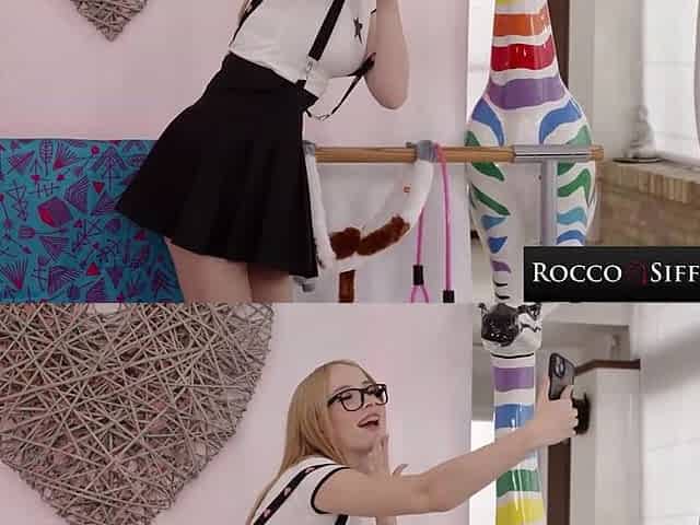 ROCCO SIFFREDI - Bad Student Teases Teacher & Gets Her Butt Destroyed