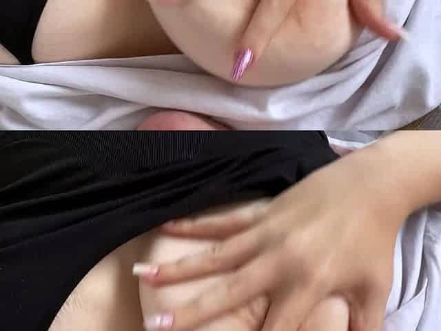 Great Big Boobs On Masturbating Redhead
