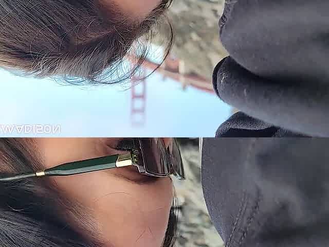 Public Blow job on the Beach with Spunk fountain