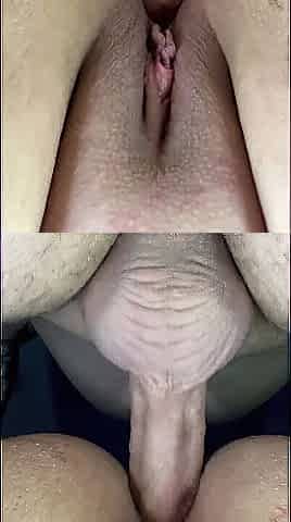 Real amateur Vagina creampie big beautiful woman wife