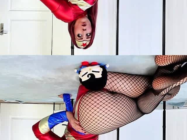 Kinky milf redheads anal solo dildo masturbation
