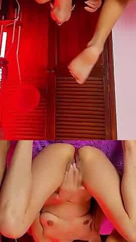 Moaning Loud with Every Dildo Thrust