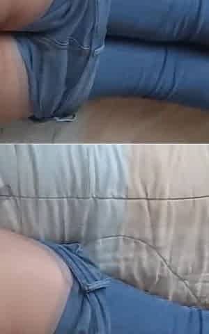 Stepson Sticks My Huge Dildo in Me While I Rest and We End up in a Mutual Masturbation