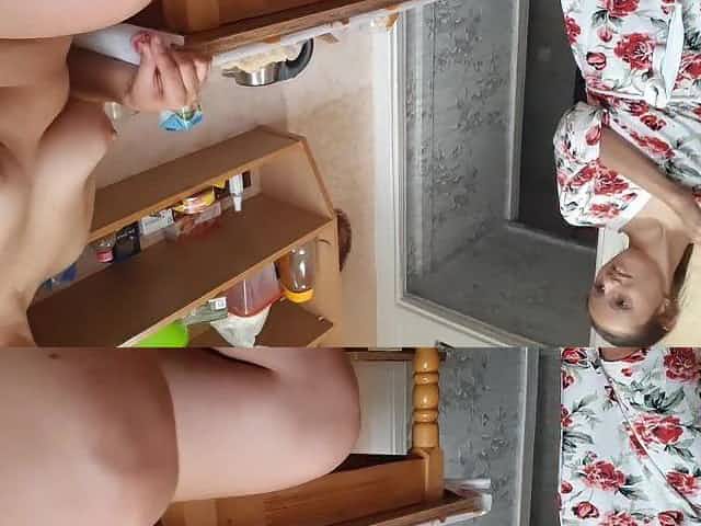 Fucked with a girl while the housekeeper was preparing breakfast - Lesbian Illusion Girls