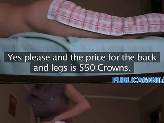 PublicAgent Aged masseuse gives a pleased ending