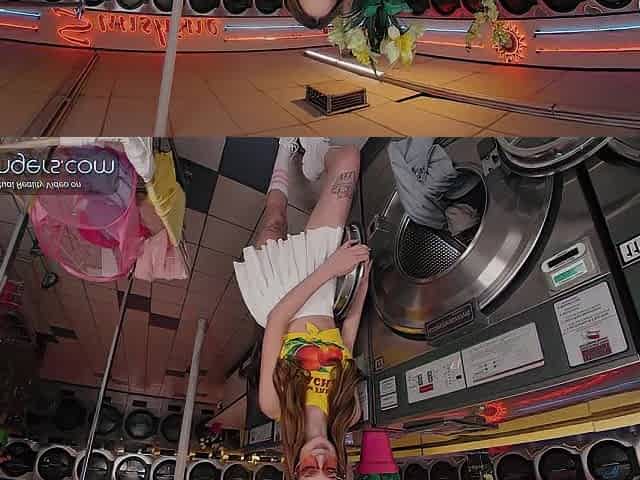 VR Bangers: Slim Ginger Hottie Screws In The Laundry Room