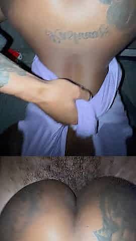 Obese booty ass get pounded in the backseat