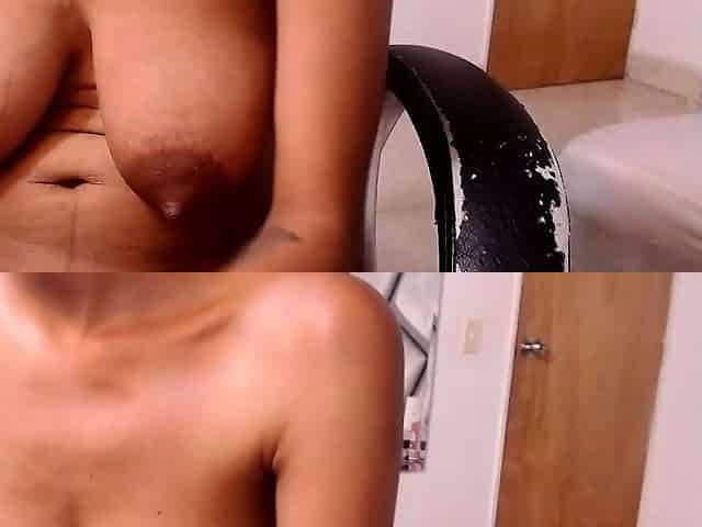 Awesome Teen With Big Boobs Dildo Masturbation