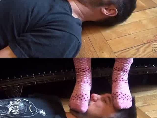 Sweaty feet domination