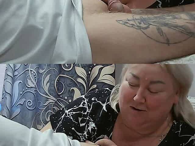 Filling My Mother-in-law's Mouth with Cum