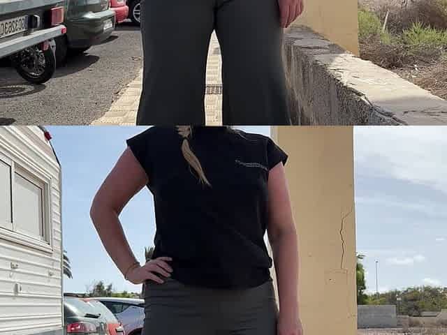 Girl Wetting Pants on the Street