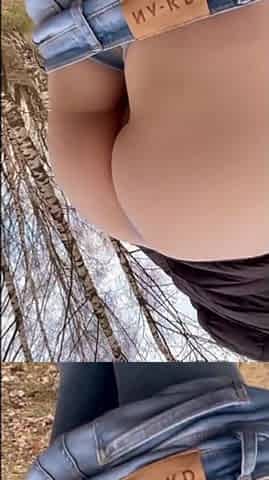 Amazing outdoor sex with a Russian slut