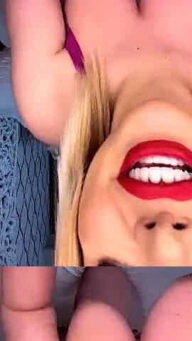 Amateur blond girl with big boobs getting fucked