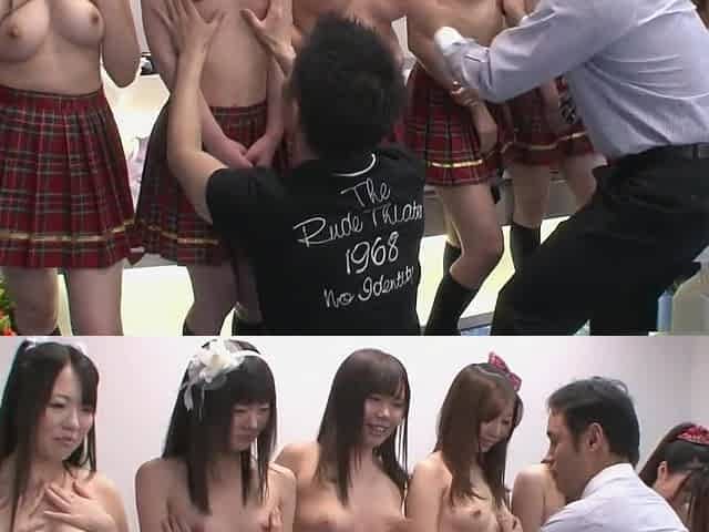 Natsume Inagawa, Mikuru Mio, Chinami Kawanishi And Akari Osaki Are Performing