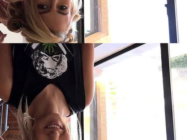 Sexy blonde teen blowjob and gangbanged then creampied